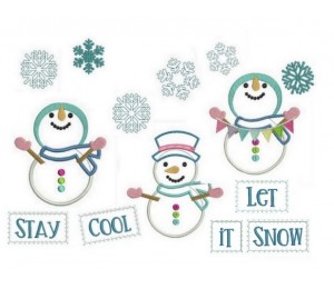 Stickserie - Frosty Satin